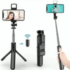 Monopod Selfie Stick Bluetooth Tripod Fill Light Remote for All Phones