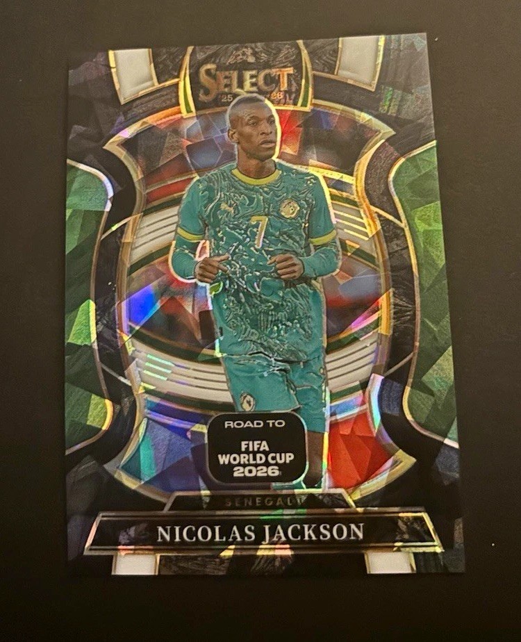 2025-26 Panini Select FIFA Nicolas Jackson #94 Green 317/380 Senegal