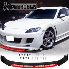 For Mazda Rx-7 Rx-8 Fd Fc Front Bumper Lip Splitter Spoiler Body Kit Parts Jdm