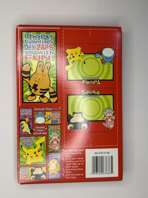 Pokmon 35 Valentines Card Box Pikachu Slowking Electabuzz Quilava Snorlax  | eBay