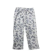 Lucky Brand Lounge Pants Gray Blue Floral Sz S
