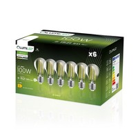 6X Led-GlüHbirne E27 A60 11W = 100W 1521Lm 4000K Neutralweiß 360° Filament Lumil