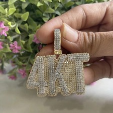 Men s 4CT Lab Created Diamond Customized Name...