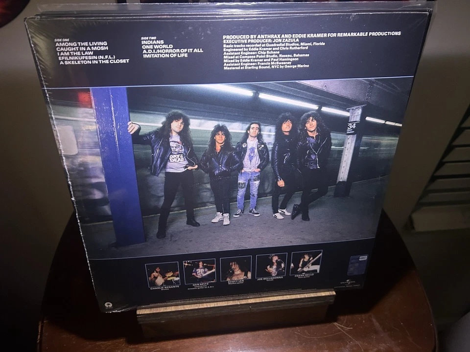 ANTHRAX, AMONG THE LIVING, 180 GRAM VINYL LP, NEW & SEALED, IN STOCK, SHIPS FAST Foto 2 de 2