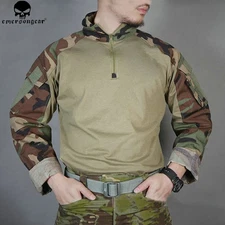 Emersongear Tactical G3 Combat Shirts Long Sleeve Mens Gen3 Tops Camo T-Shirt WL