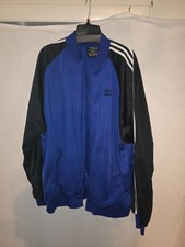 adidas blue and black tech jacket XL black label
