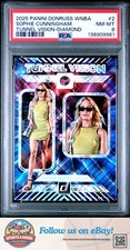2025 Panini Donruss Wnba #2 Sophie Cunningham Tunnel Vision-Diamond PSA 8