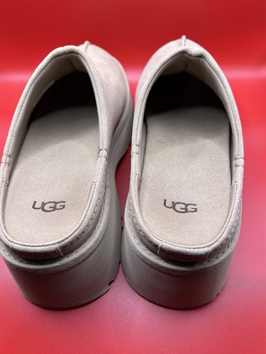 UGG Women's New Heights Clog Sand Suede Shoes 1152731 Women’s 9 - Picture 6 of 7