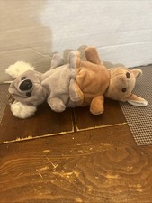 NEW I LOVE AUSTRALIA REVERSIBLE KOALA KANGAROO PLUSH DOLL FIGURE TOY