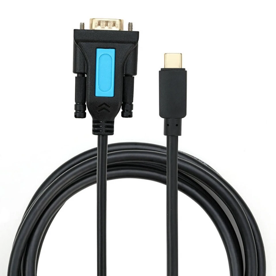 XT-XINTE 1.5m USB C To RS232 DB9 Serial Adapter Cable with Male Female Gender - Image 2 of 4