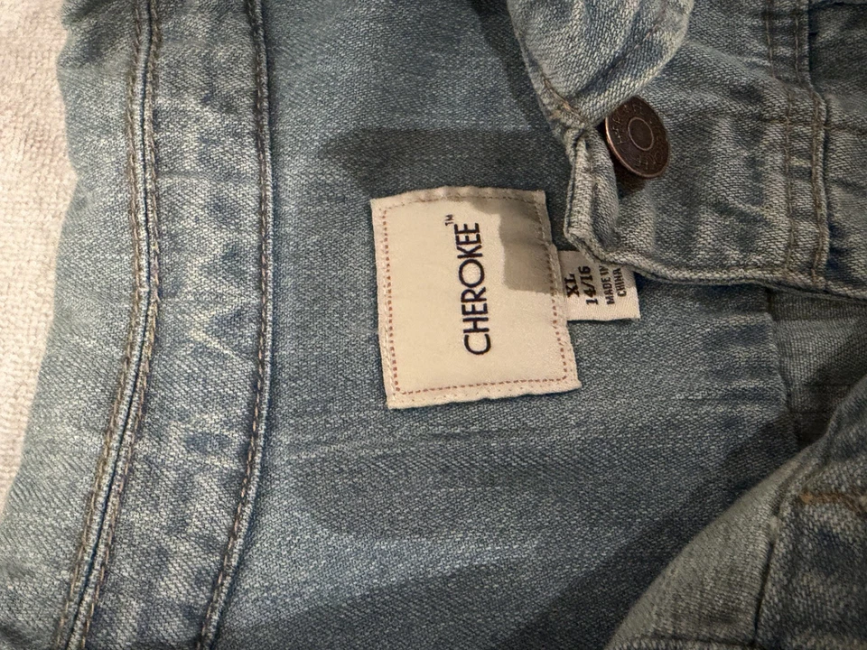 Chaqueta vaquera Cherokee para niñas talla XL 14/16 Foto 2 de 4