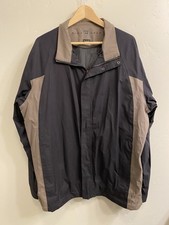 Nike Golf Men  s Sz XL Black Fit Storm Full Zip Waterproof Windbreaker Jacket