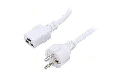5904006702430 SN25-3/15/2WH Kabel: 3x1,5mm2, CEE 7/7 (E/F) wtyk,IEC C19 żeński, 