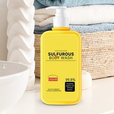 Sulfur Body Wash Deep Hydration Gel Cleanser Shower Gel Body Wash Sulfur