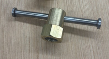 Wilton Bench Vise Brass Handle, 1/2-13 Thread, 3/4" Hex, Made In USA!!