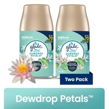 Automatic Spray Air Freshener Refill, Dewdrop Petals, 6.2Oz 2Pk
