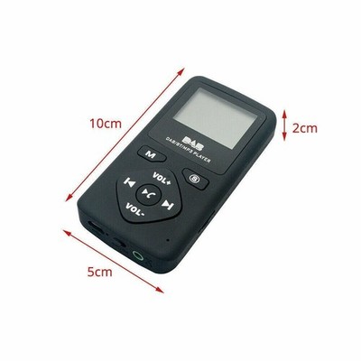 Portable DAB Digital Radio Bluetooth 4.0 Personal Pocket FM Mini MP3 Earphone