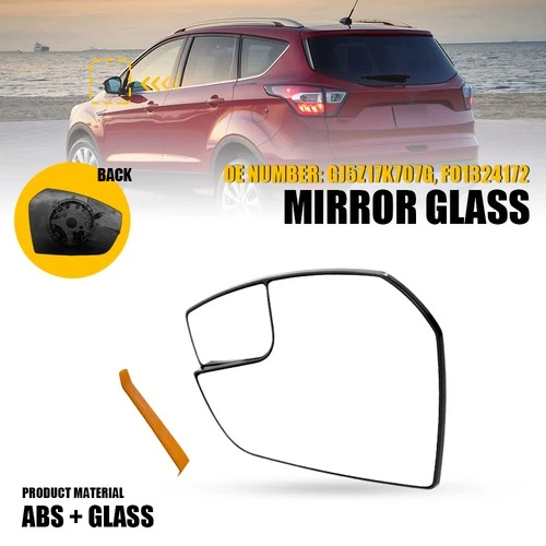 No heated Left Driver Side Door Wing Mirror Glass Fit 2017 2018 2019 Ford Escape