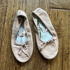 Dance Time Girls Ballet Shoes Slippers Size 2 Pink