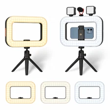 Handheld Selfie Ring Light Kit, 8000mAh Fill Light for Smartphone/Camera/TikTok
