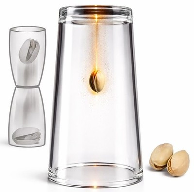 Magic Trick Pistachio Through Cup Illusion - Easy Close Up Street Magic Trick