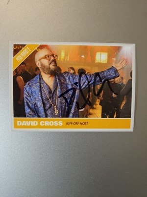 David Cross Custom Signed Card - Played Riff-Off-Host In Pitch Perfect 2