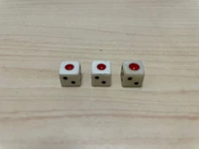 Vintage Retro Vintage Dice Set Of 3 Vintage JPN Limited Edition Rare Animation M