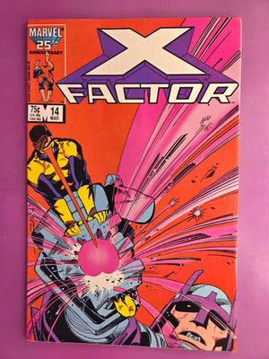 X-FACTOR  #14   FINE    1987  COMBINE SHIP  BX2462 P25