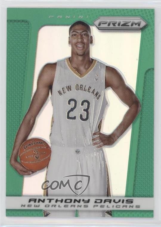 2013-14 Panini Prizm Retail Green Prizm Anthony Davis #4 1q7