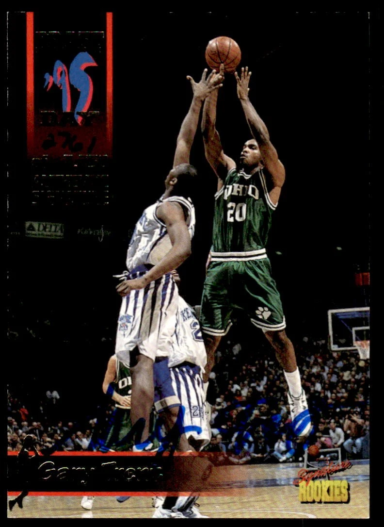 Gary Trent Basketball Autographed Sports Trading Cards