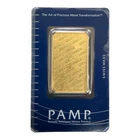 PAMP Suisse 1 oz Gold Minted Bar – In Plastic Deformed Assay