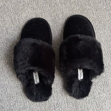 Coach Black Slippers Size 6