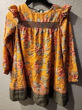 Girls Matilda Jane Secret Fields Smocked Floral Dress Size 8