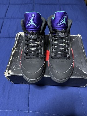 Size 9.5 - Jordan 5 Retro Top 3 Black 2020 CZ1786-001 194274905304