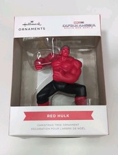 Hallmark RED HULK Marvel Captain America Christmas Tree Ornament NEW 2025