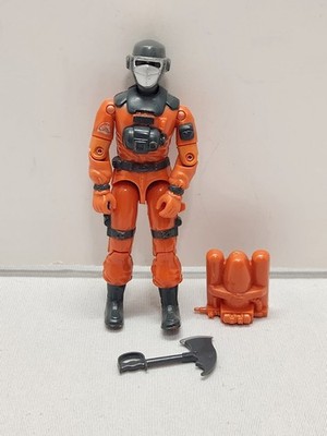 GI JOE ARAH 1985 BARBECUE HASBRO VINTAGE Figure, Axe, Backpack