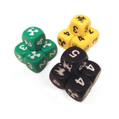 Modiphius RPG Mutant - Year Zero Dice Set (15) NM