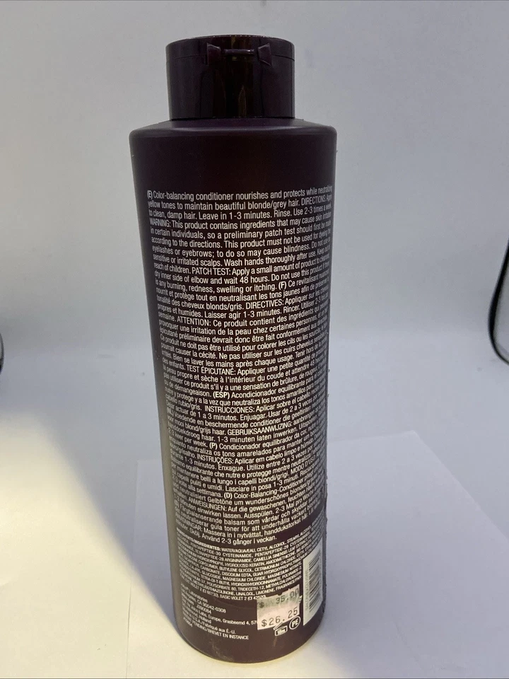 Joico Color Balance Purple Conditioner (1l/33.8fl.oz) New - Image 3 of 3