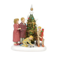 Department 56 A Christmas Story Village Accessories The Family Opens Their