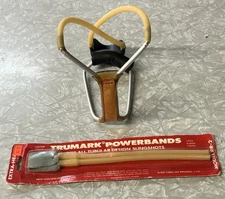 Vintage Trumark Wrist Sling Slingshot Model WS-2 With New Vintage Band