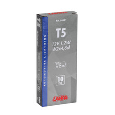 10X LAMPADINE T5 LAMPADE ALOGENE CON ZOCCOLO DI VETRO 1.2W LUCE GIALLA TRADIZION
