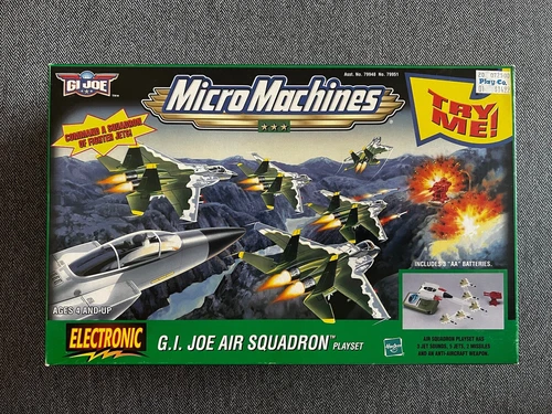 VTG GI Joe Electronic Air Squadron Playset Micro Machines New 1999 Rare!