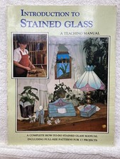 1985 Introduction to Stained Glass Teaching Manual Projects Wardell Ventures Vtg