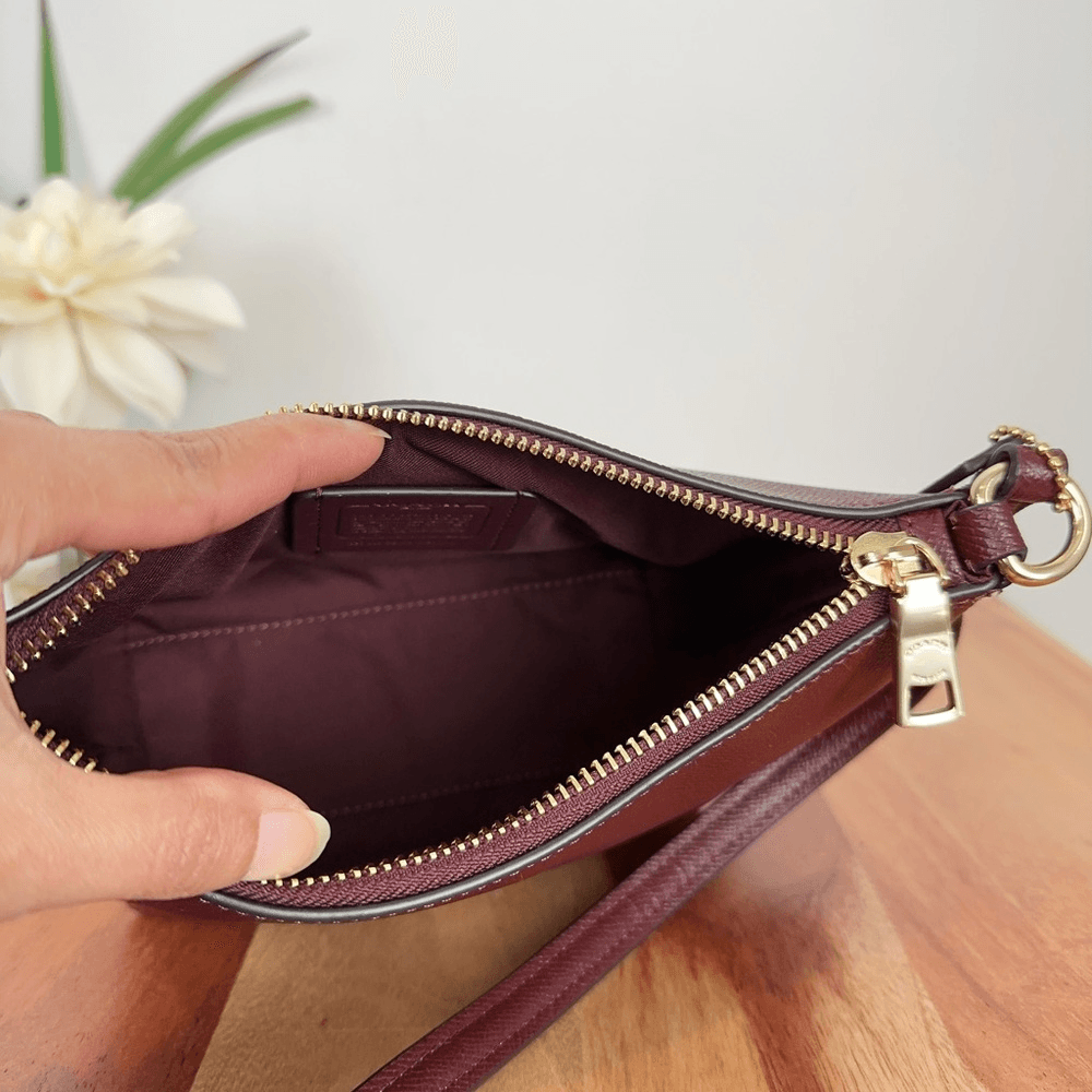 NWT Coach Leather Zip Top Crossbody Bag | eBay