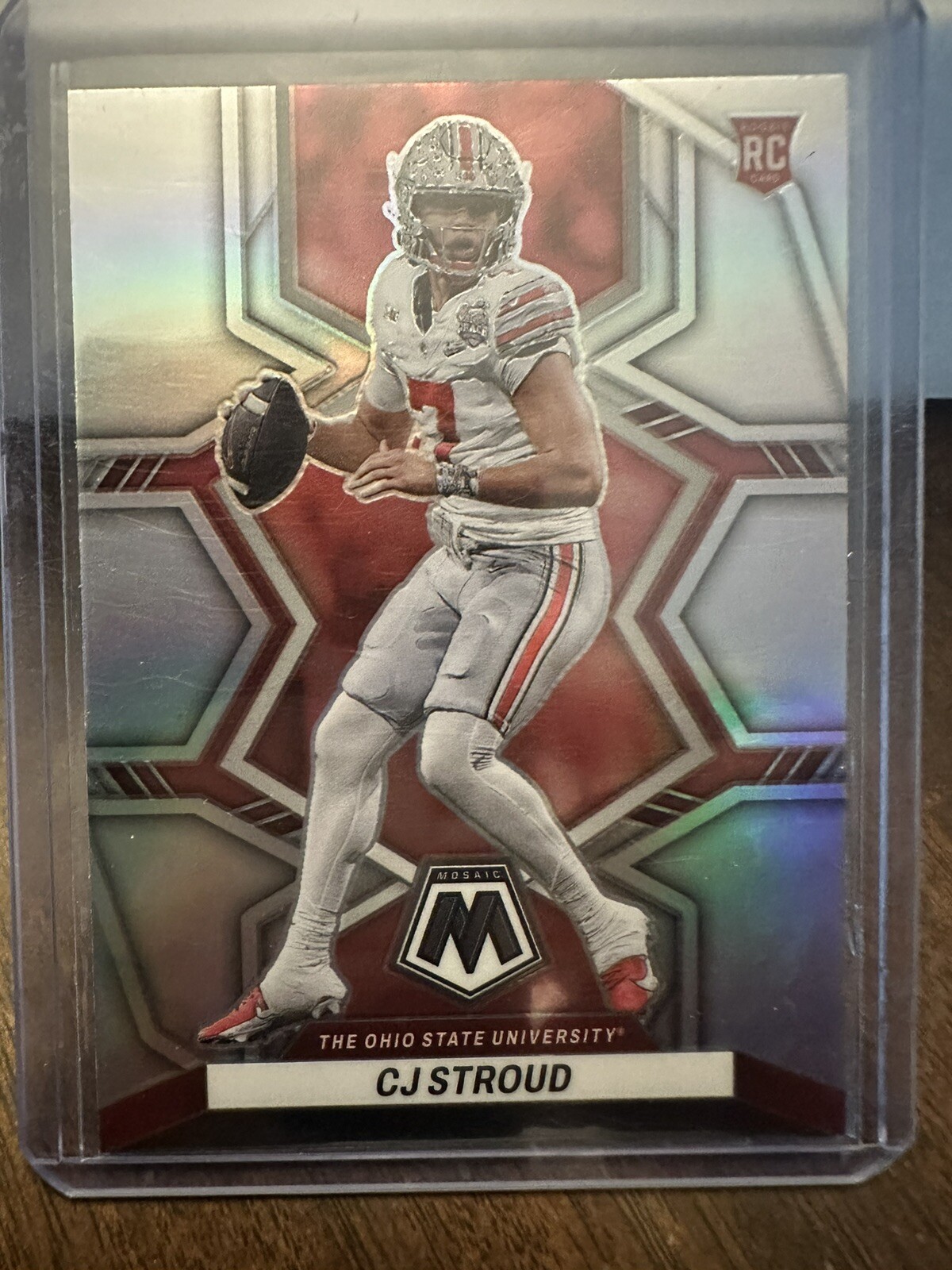 C.J. Stroud 2023 Panini Mosaic Draft Picks Silver Prizm RC #3 Ohio State