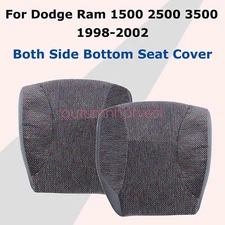 For 1998-2002 Dodge Ram 1500 2500 SLT Driver & Passenger Seat Cover Mist Gray
