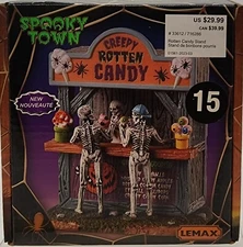 Lemax Spooky Town 2023 'Rotten Candy Stand' #33612 Halloween - NIB NRFB