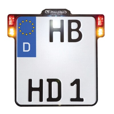 HeinzBikes ALL-IN-ONE 2.0 KENNZEICHENHALTER - BLINKER - BREMSLICHT - RÜCKLICHT -