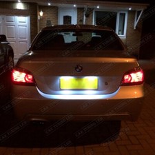 For BMW E60 E61 5 Series White Canbus LED Number Plate Light Bulbs Upgrade