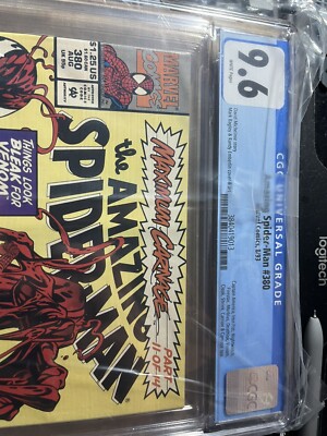 Amazing Spiderman 380 cgc 9.6 Maximum Carnage 11 of 14 Venom
